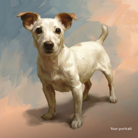 Oil painting of dog, pet portrait, quality, good value, England, Hampshire, Surrey, Sussex, Oxfordshire, dorset